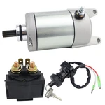 Starter Motor & Solenoid Relay Ignition Switch For Kawasaki Bayou 400 KLF40... New. Price: $86.88.