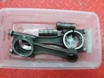 Mitsubishi Satoh R2500 2DR10 Connecting Rods And Wrist Pins 31319-10010 A90 Used. Price: $200.00.