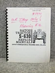 Satoh S-630 Tractor Repair Service Shop Manual Acceptable. Price: $44.99.