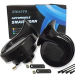 Syoauto Car Horn 12V Loud Universal Fit High Low Tone Waterproof Truck Black. Price: $29.02.