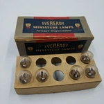 Vtg Eveready Miniature Lamps Bulb Box Globe #63 Rear-instrument Auto 6-8 Volt Used. Price: $27.99.
