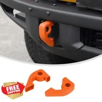 Linskip Bronco Orange Steel Bumper Tow Hook Covers New. Price: $27.99.