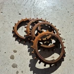 4 Vintage John Deere H1255B Cast Iron Planter Plate Food Plot Sweet Corn Kernel Used. Price: $39.95.