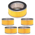 Air Compressor Intake Paper Filter Piston Type Yellow 4.2X3X2IN 5PCS Replacement New. Price: $30.21.