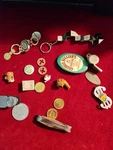 Junk Drawer Lot -knives Coins Watches Marbles Rings Used. Price: $8.88.