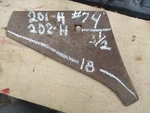 Moore Plow Company Replacement Point/share 201/202-H, Nos?? (#74) Used. Price: $45.00.