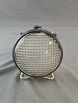 Vintage 4.5" Guide Tractor Lamp Glass 5932150 Clear Lens & Black Bezel Used. Price: $27.50.