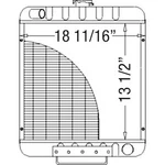 Radiator 109612A2 Fits Case 1825B New. Price: $593.03.