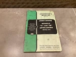 John Deere Operator's Manual No. OM-C27-652 And Spreaders Series 51 Used. Price: $19.99.