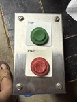 Westinghouse PB1ES2 Start/stop Pushbutton Station W/enclosure - Open Box New. Price: $34.50.