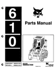 Bobcat 610 Skid Steer Loader Parts Manual Diagrams List Book 6556334 Brand. Price: $39.99.