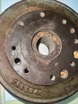 John Deere Brake Drum Vintage (used) ZA6594A. Price: $45.50.