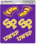 University Of Wisconsin Stevens Pointers 6-PIECE Decal Sticker Set, 5X6... New. Price: $12.79.