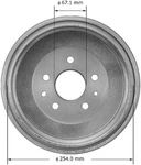 Bendix PDR0769 Brake Drum For 80-92 Toyota Pickup New. Price: $97.99.
