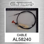 AL58240 Cable Fits John Deere (surplus Open Box) New. Price: $36.32.