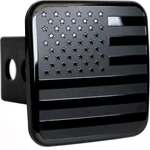 Everhitch 2 Inch Trailer Cover Plug With Metal American Black Flag Fit ... New. Price: $18.99.