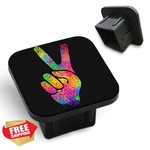 Tnomchey 2 Inch Hitch Cover Rubber Peace Love Lettering Car Truck New. Price: $20.00.
