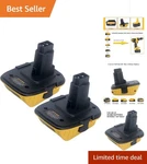 Reliable 18V 20V Battery Adapter Compatible With Dewalt Tools - Pack New. Price: $27.54.