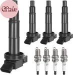 Ignition Coil Pack & Spark Plugs Compatible With 2.4L 2002-2010 Toyota Camry, New. Price: $113.41.