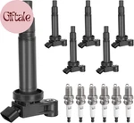 Ignition Coil Pack & Spark Plugs Compatible With V6 3.0 3.3 1999-2008 Lexus RX30 New. Price: $160.56.