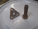 Ford 8N Hydrulic Lift Plate & Spring Adjust Seat, #9N527 9N525 Used Original. Price: $20.00.
