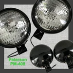 Vtg Set 6V Peterson Manufacturing PM-408 Tractor Utility Light Black Enamel Pair New. Price: $33.00.