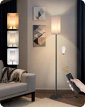 Dimmable Floor Lamp With Remote & Foot Switch, Modern Standing Bulb New. Price: $46.84.