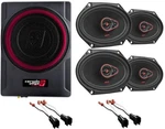 VR10 10" Under Seat Subwoofer 6X8" Front/rear Truck Speakers Fit 2009-14 Ford New. Price: $399.99.